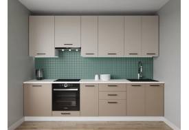 Кухонный гарнитур Каппучино 3000 (верх 950 мм) МДФ