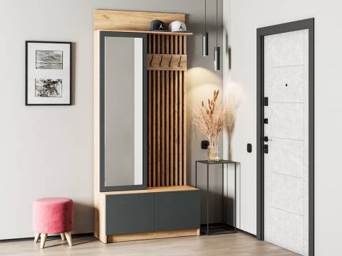 Вешалка Стоуби ВШ-1000 серый графит