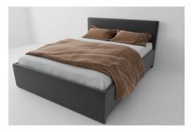 Кровать Зара с подъемным механизмом 160 Серый велюр