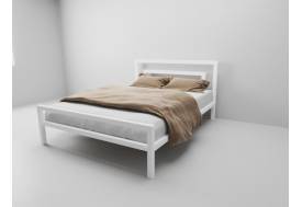 Кровать металлическая Куба 1200 белая