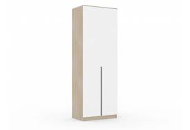 Шкаф Монблан New распашной 800 2-х дверный Дуб сонома-Белый