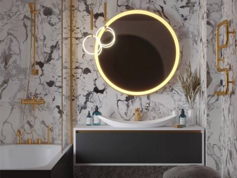 Зеркало круглое Ecliptic 600