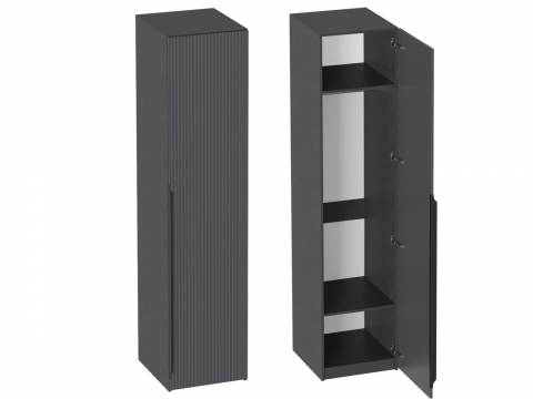 Шкаф однодверный Нора Графит