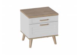 Тумба 2 ящика Гавана Белый матовый