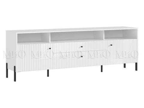 Тумба ТВ (металл) Оливия Белый Глянец, Белый