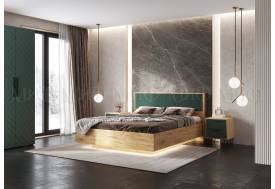 Спальня Флэш Браш Мени Грин, Дуб Крафт