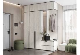Прихожая модульная Норд Дуб Крафт Белый