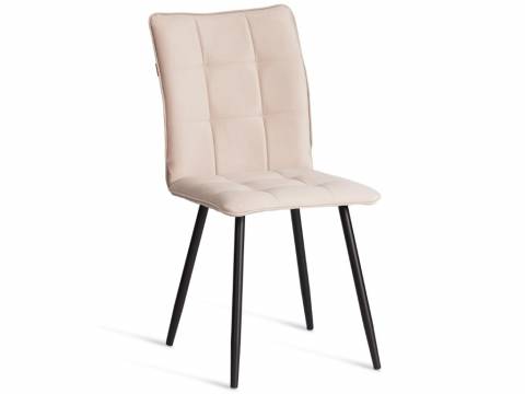 Стул обеденный Bari LT флок бежевый