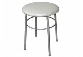 Табурет круглый ДХ-10 обивка жемчуг