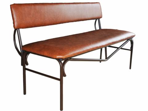 Банкетка с мягкой спинкой ДХ-15