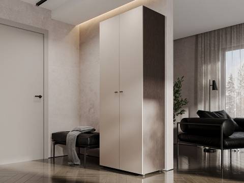 Шкаф двухстворчатый комбинированный Гиза