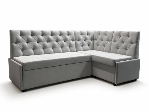 Угловой диван Призма каретная стяжка со спальным местом вивальди 14