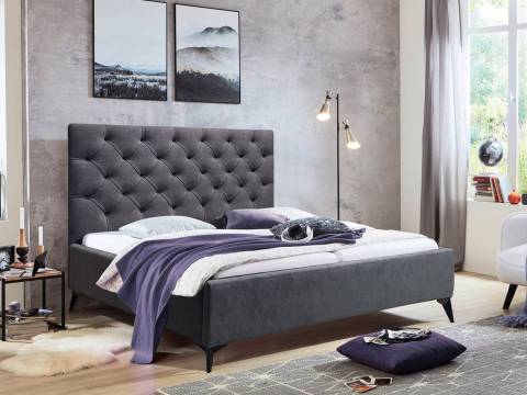 Кровать Фрейм 2000 Каретная стяжка высокие ножки без подъема вивальди 34