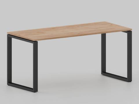 Стол с эффектом парения Лофт О-образные опоры черные ЛО.Кпо_6 600х1200 мм