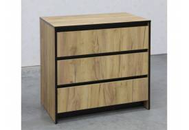 Комод 3 ящика Бостон дуб вотан