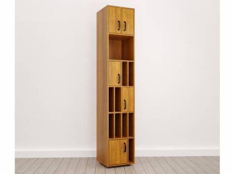 Стеллаж узкий высокий (С-13) Soft однотонный