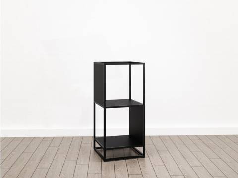 Стеллаж Зигзаг (М-16) Лофт Черный