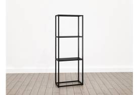 Стеллаж низкий узкий (М-15) Лофт Черный