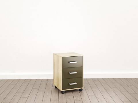 Тумба подкатная (О-7) Eclectic lite Дуб рокпайл-Скала