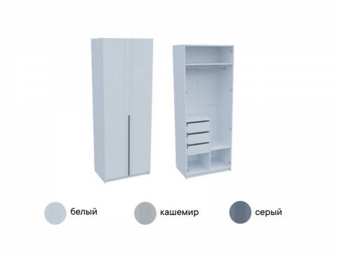 Шкаф 2-х дверный с 3-мя ящиками Ольга-6