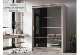 Шкаф-купе Гранд-1 1600 Сатин-двери Зеркало