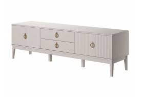 Тумба для ТВ 4 ящика Фарго льняной