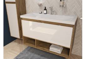 Тумба с раковиной Monaco Wood 1000 1 ящик с нишей