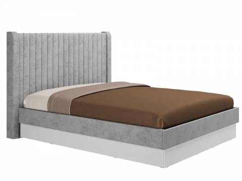 Кровать Эдем 1600 с ПМ ЛДСП белое