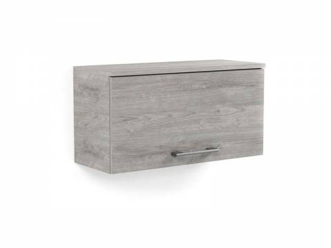 Шкаф-полка Д-9 навесная Денвер Риббек серый