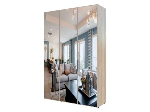 Шкаф Гранд ГШК/1-21-15-111 (двери тип 1) с тремя зеркалами