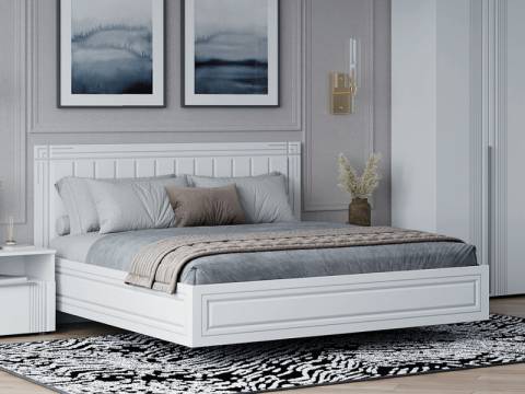 Кровать Вита 1200 белый лофт без основания