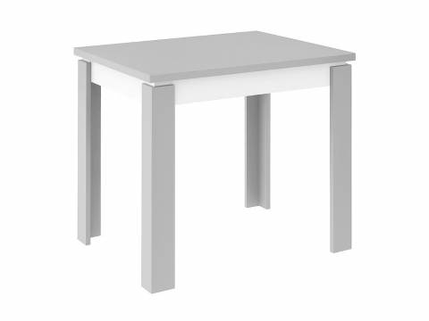 Стол кухонный 955 мм серый/белый