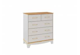 Комод Валенсия дуб крафт золотой/сантьяго софт