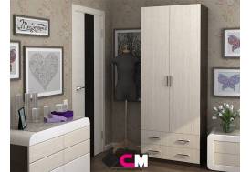 Шкаф двухстворчатый дуэт