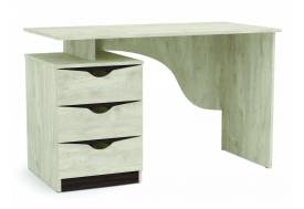 Стол письменный 33.23 Лючия бетон пайн белый