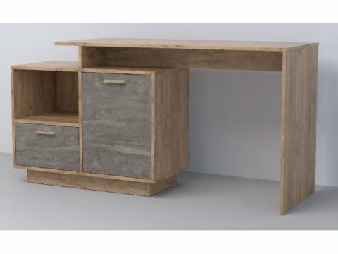 Стол письменный Эго Ст-2 камень темный цоколь