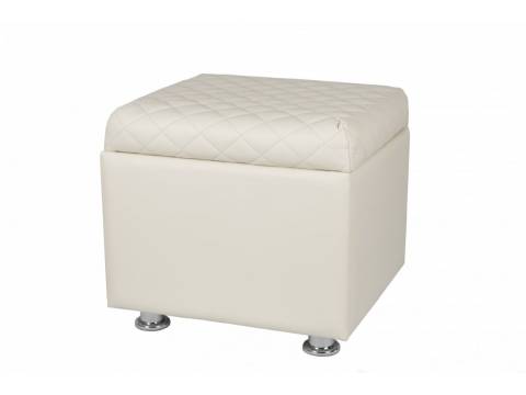 Пуф с крышкой Вега белый